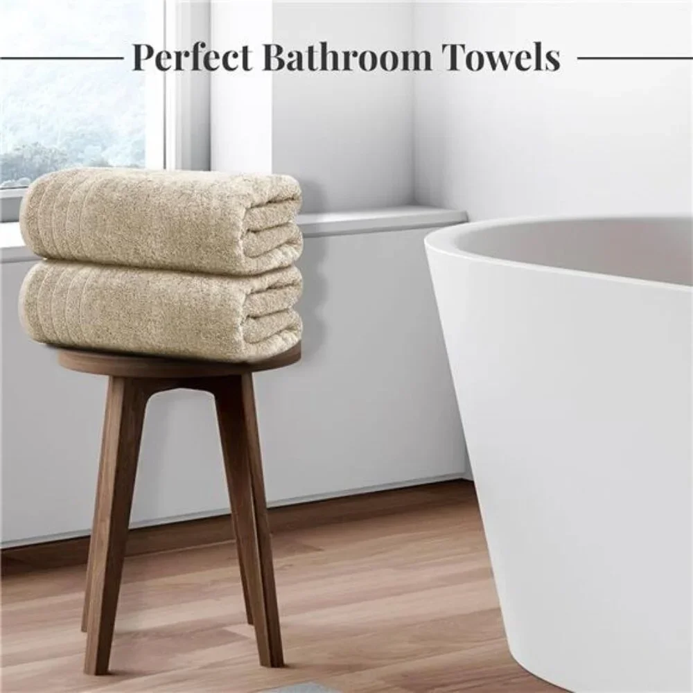New Tens Towels Pack of 4 Extra Large Bath Towels 30 x 60 Inches, 100% Cotton